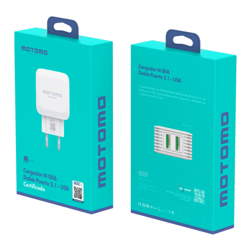 Cargador Motomo MO 006 Cable Micro USB