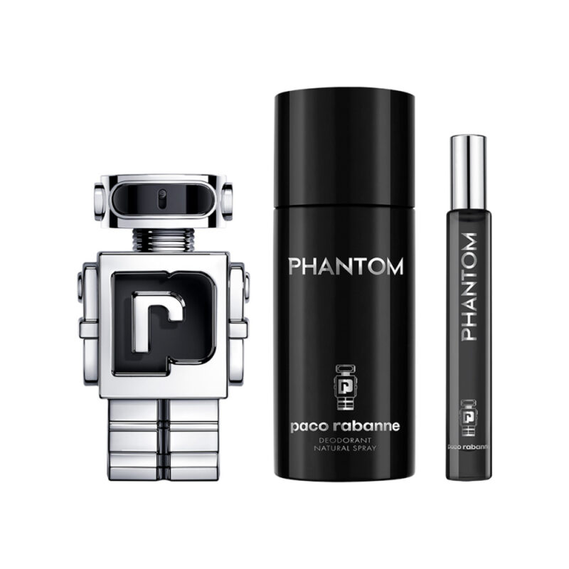 Estuche Paco Rabanne phanthom men edt 50ml+deo 150ml+mg10