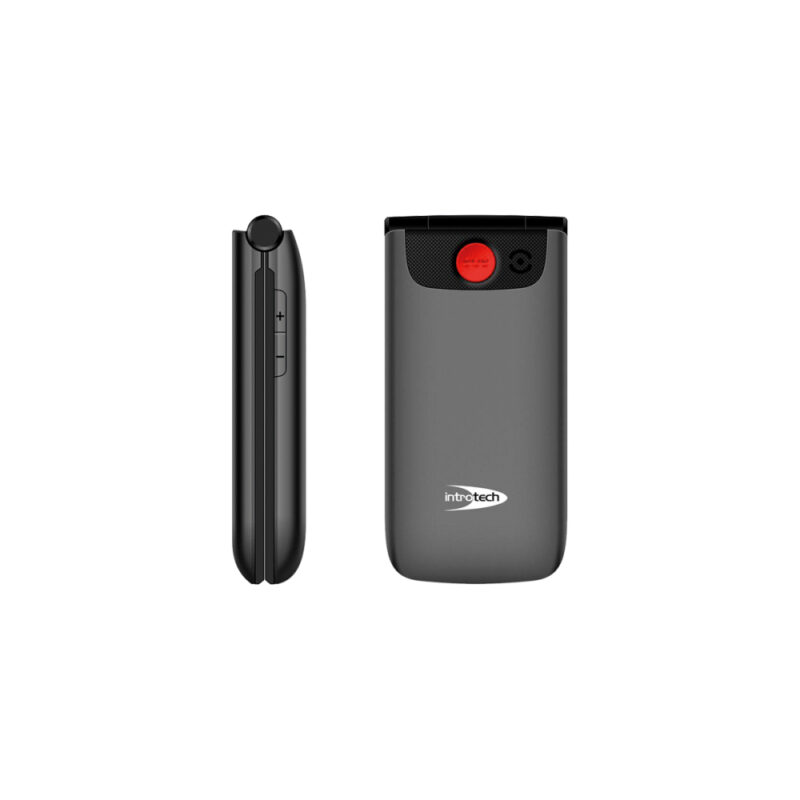 Celular Introtech 4G Clamshell Batt Gris-Negro
