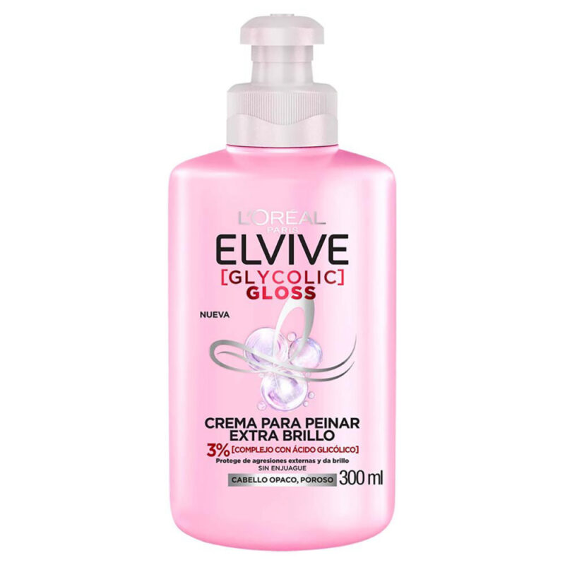Crema para peinar Elvive glyco gloss cpp 300ml