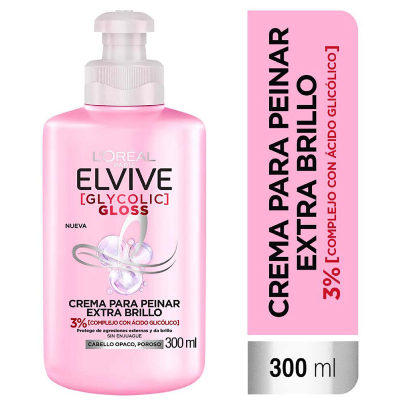 Crema para peinar Elvive glyco gloss cpp 300ml