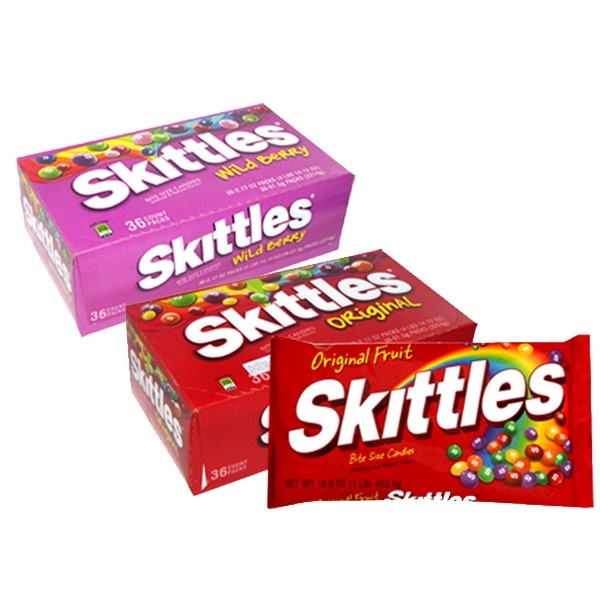 Caramelos Skittles 36x62g
