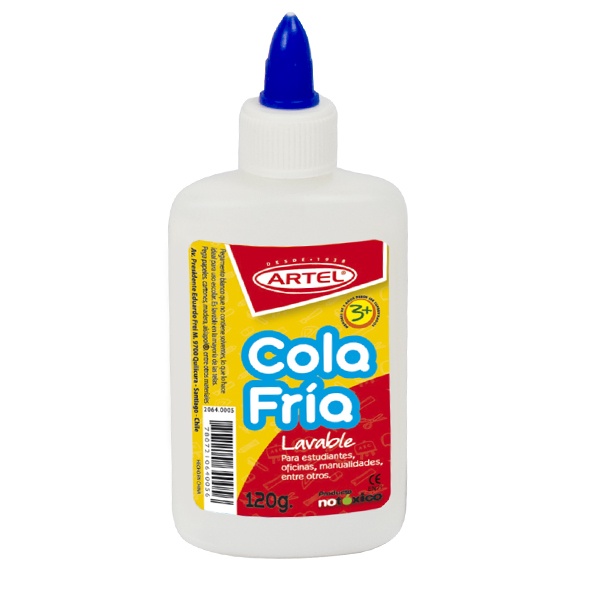 Pegamento cola fría Artel escolar botella 120gr