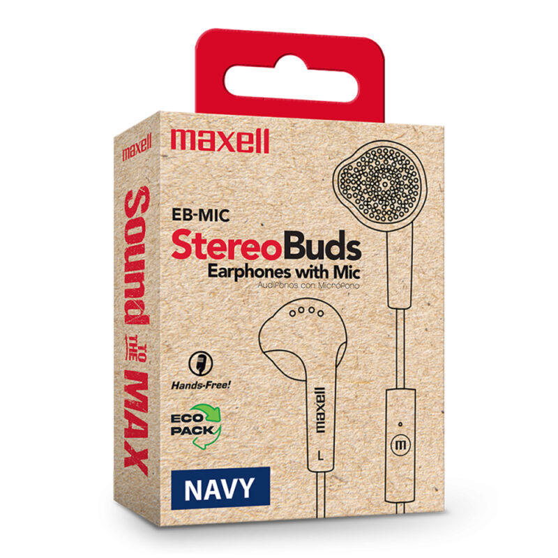 Audífono Maxell pepito con micrófono EB-05 coloores