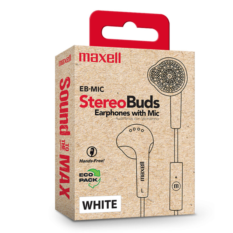 Audífono Maxell pepito con micrófono EB-05 coloores