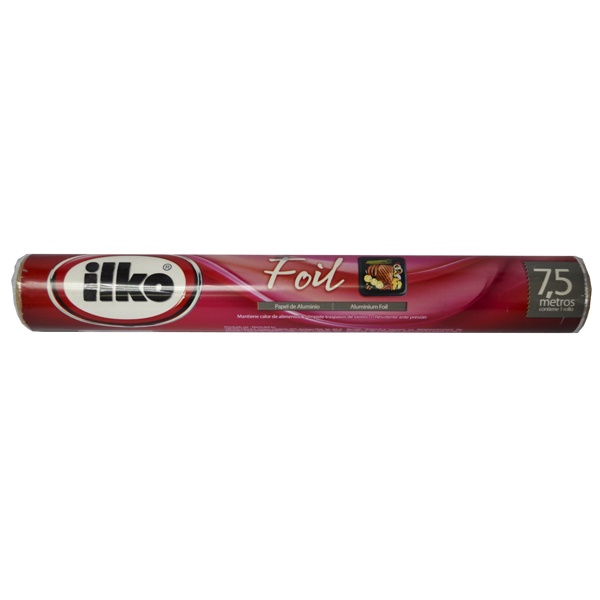 Rollo papel aluminio Ilko 7.5 mt