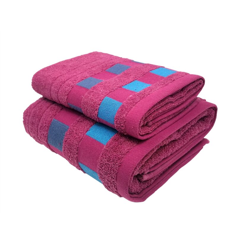 Toalla Andes 450g de cuadro juego 2 piezas