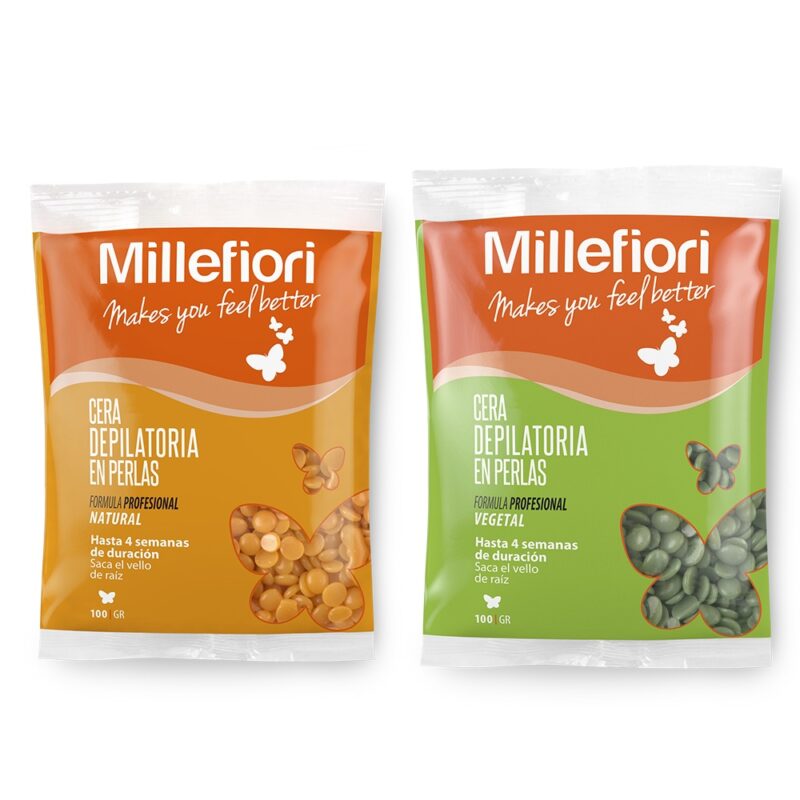 Cera depilatoria Millefiori en perlas 100gr