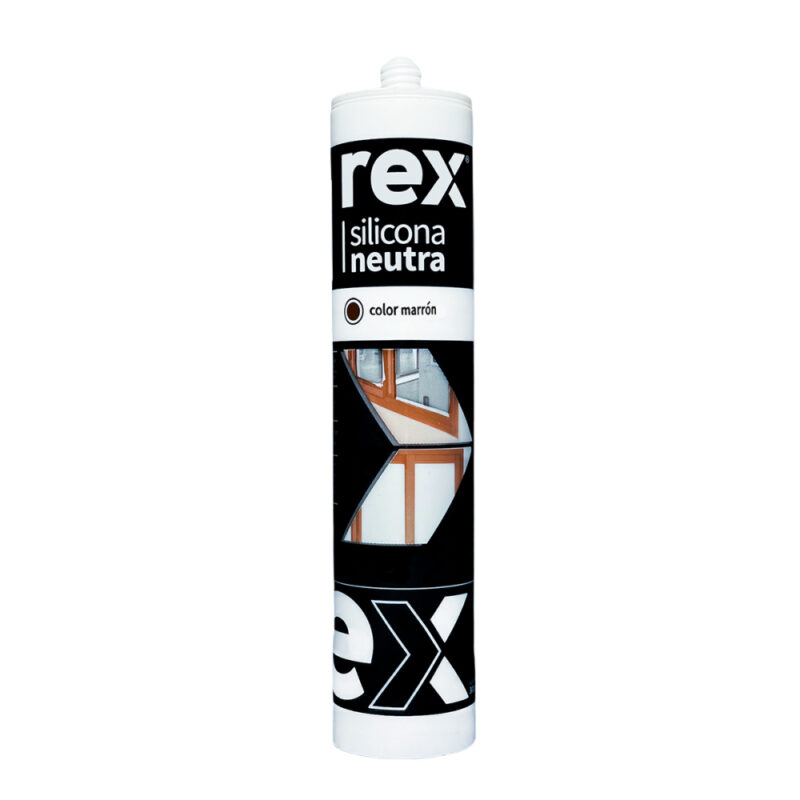 Silicona Rex neutra, cartucho 300 ml