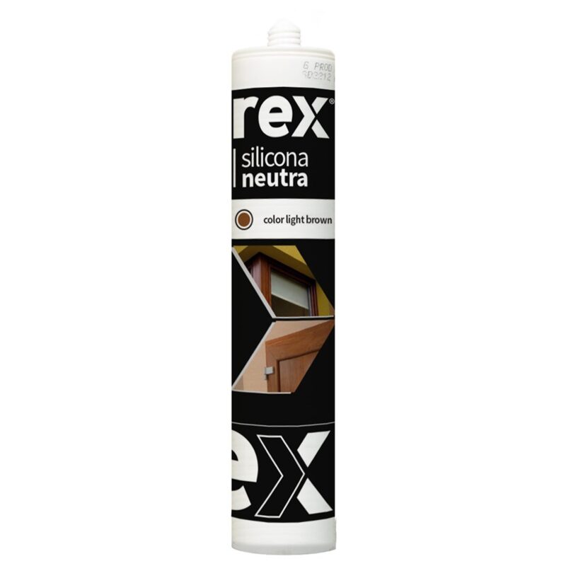 Silicona Rex neutra, cartucho 300 ml