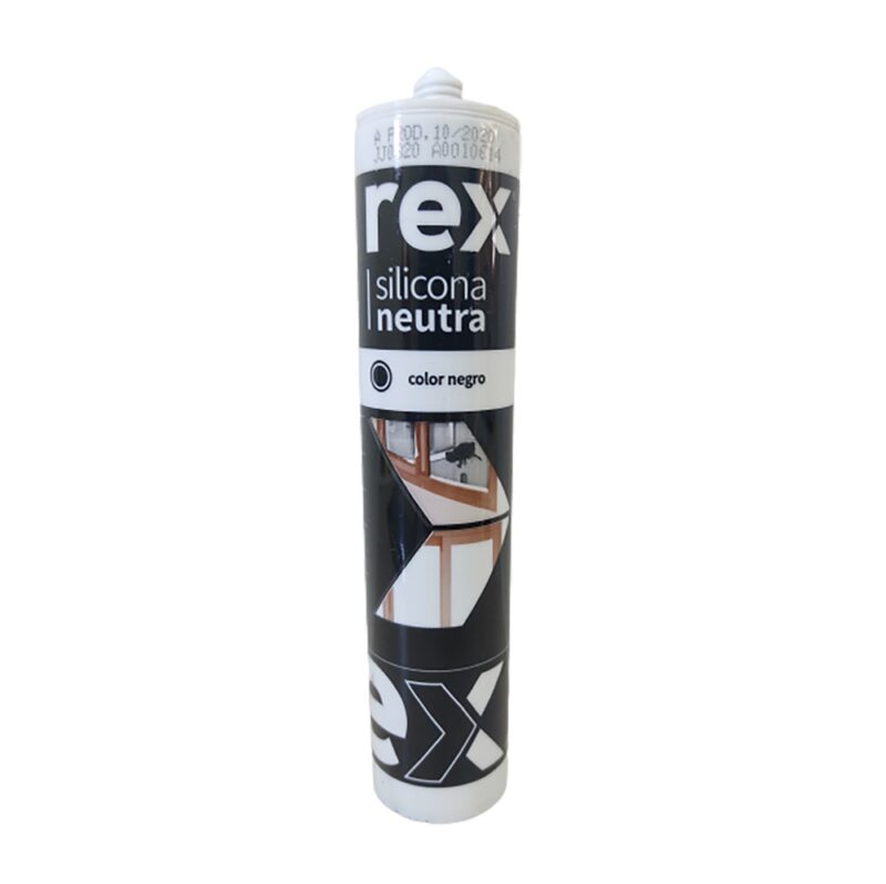 Silicona Rex neutra, cartucho 300 ml