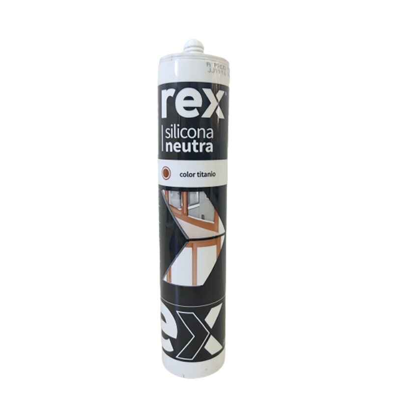 Silicona Rex neutra, cartucho 300 ml