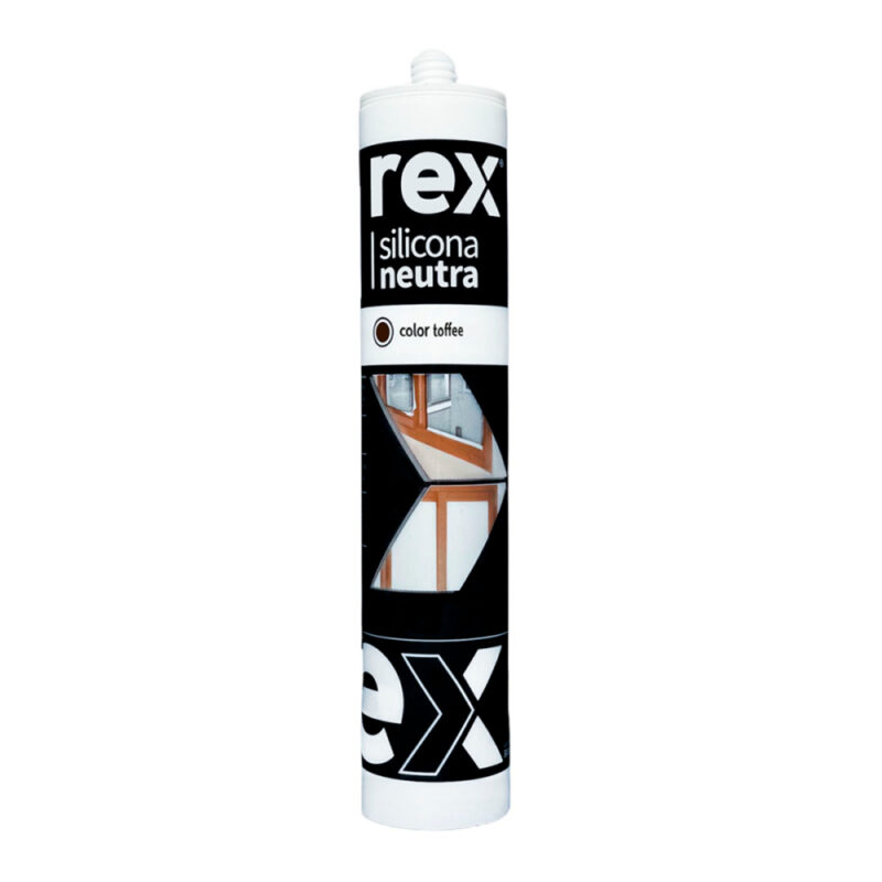 Silicona Rex neutra, cartucho 300 ml
