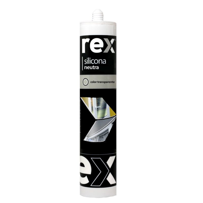 Silicona Rex neutra, cartucho 300 ml