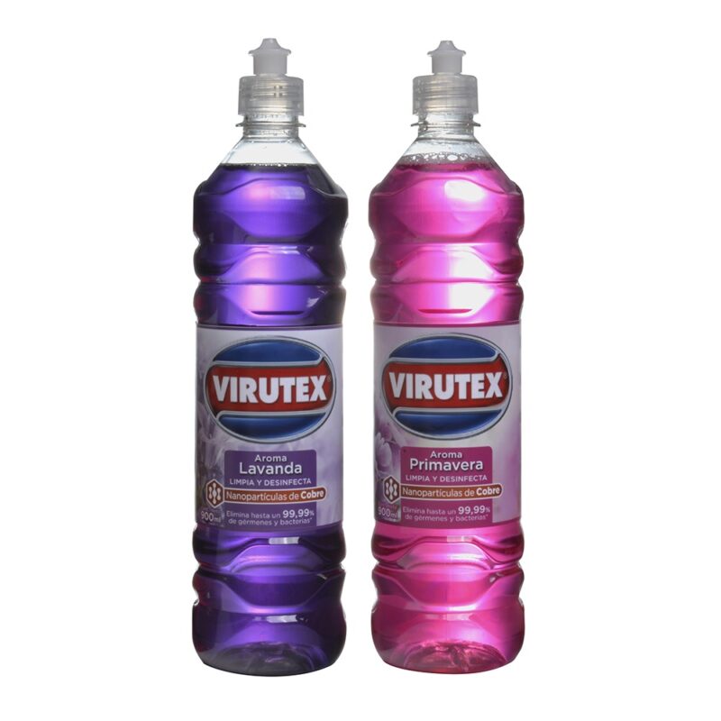 Limpiador desinfectante Virutex superficies 900cc x12ud