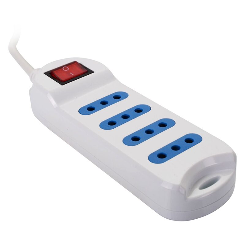 Extension electrica Philco 3mts 4 entradas con switch color