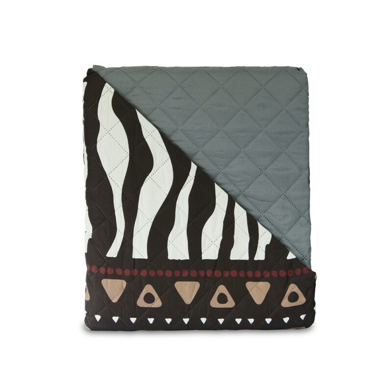 Quilt estampado reversible Andes 2 plazas microfibra