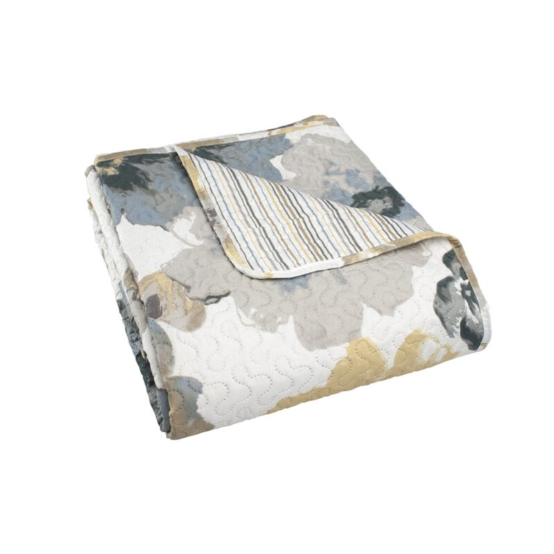 Quilt estampado reversible Andes 2 plazas microfibra