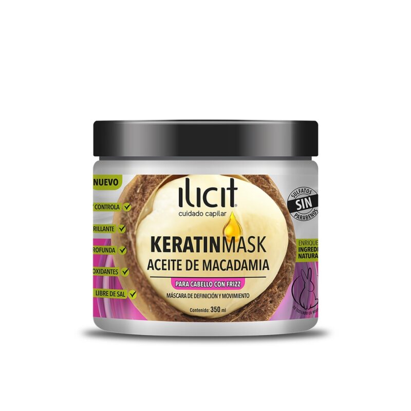 Mascara capilar Ilicit keratin 350ml