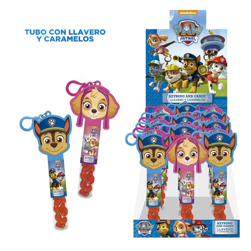 Llavero tubo Brickell con caramelos s/a x18ud