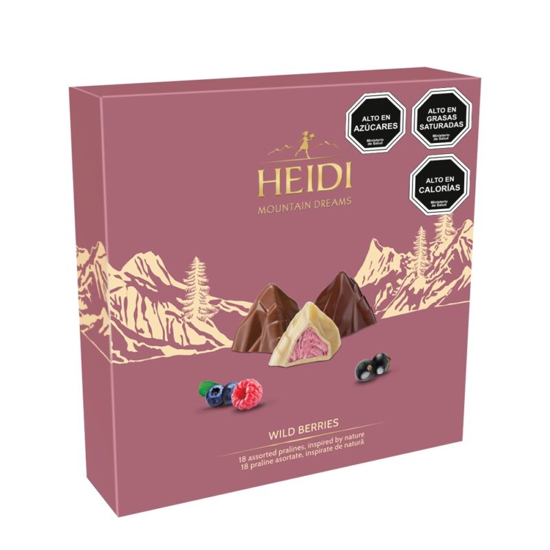 Estuche bombones Heidi mountain dreams variedades 150g