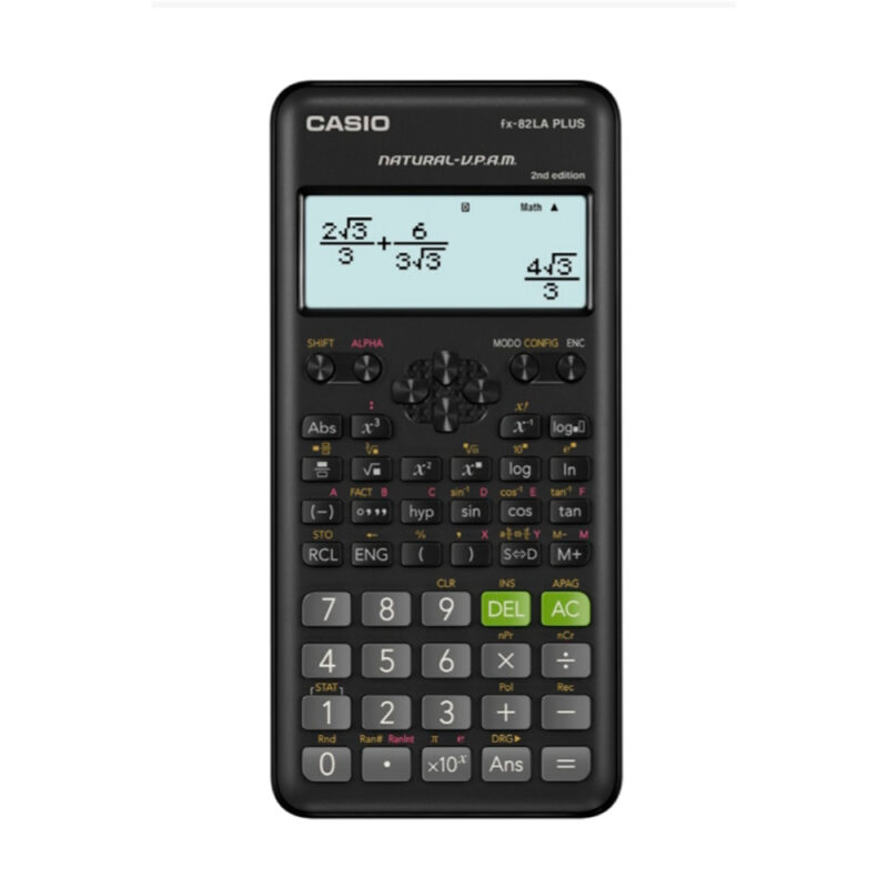 Calculadora Casio Fx-82LAPLUS 10 digitos 2da edicion