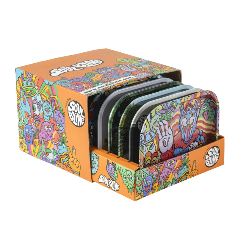 Bandeja metalica Soul Blime diseños surtidos x 8