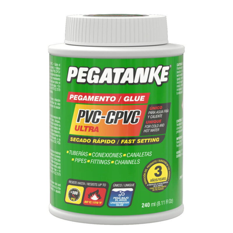 Pegamento Pegatanke pvc-cpvc ultra 240ml