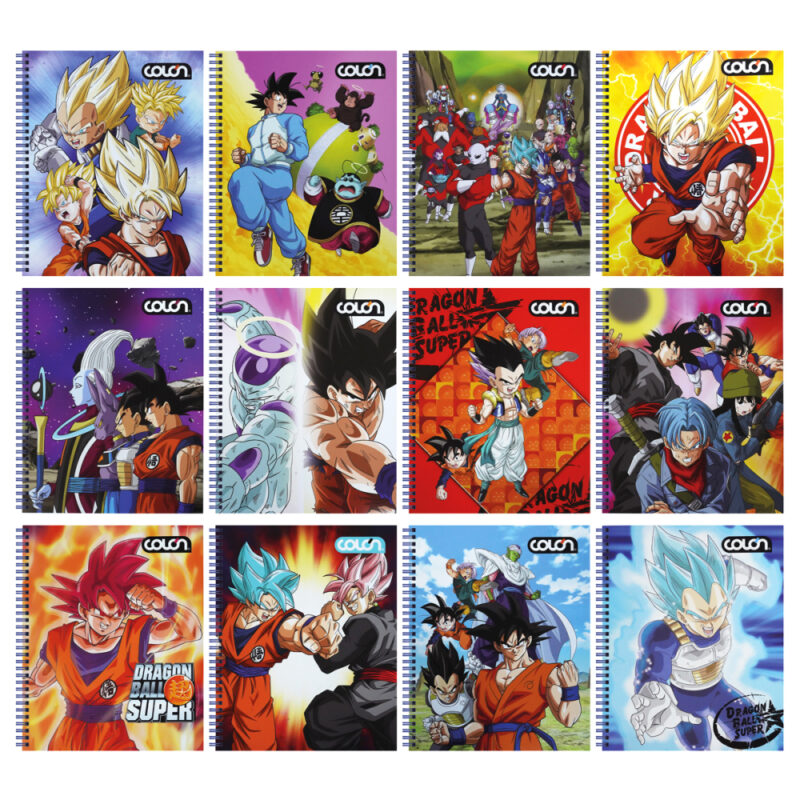 Cuaderno universitario Colon Dragon Ball 100hj x 10 ud