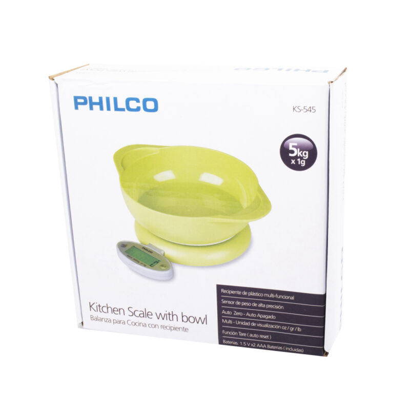 Balanza digital Philco cocina con Bowl