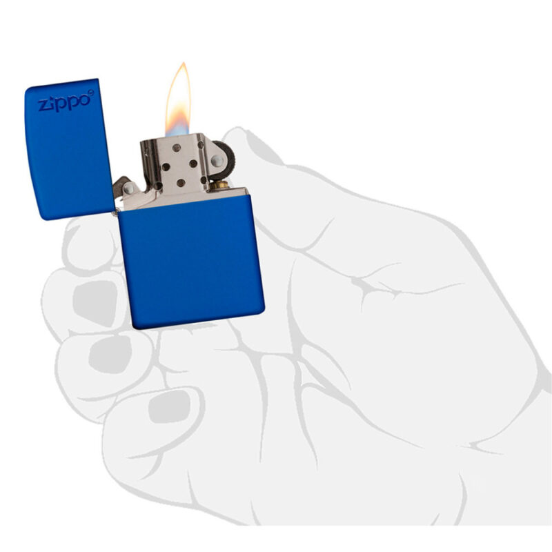 Encendedor Classic Royal Blue matte Zippo