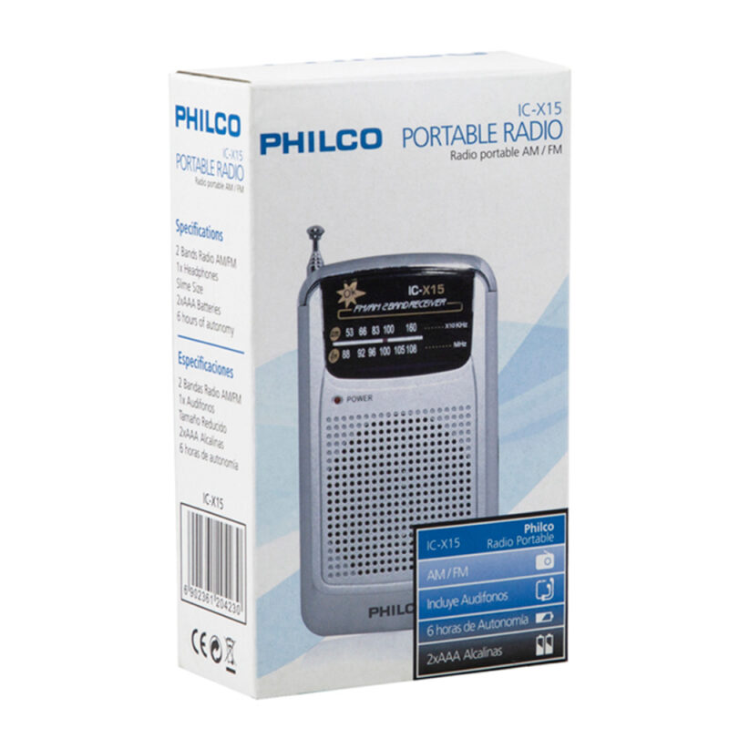Radio portatil Philco ICX-15