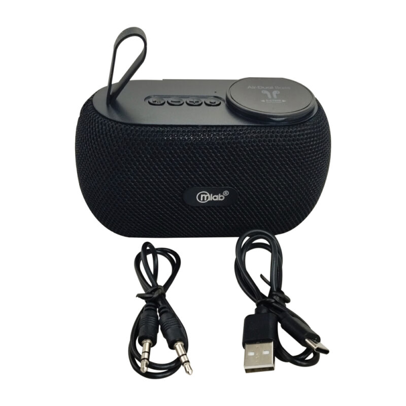 Parlante Mlab con audifono TWS Airly Bass