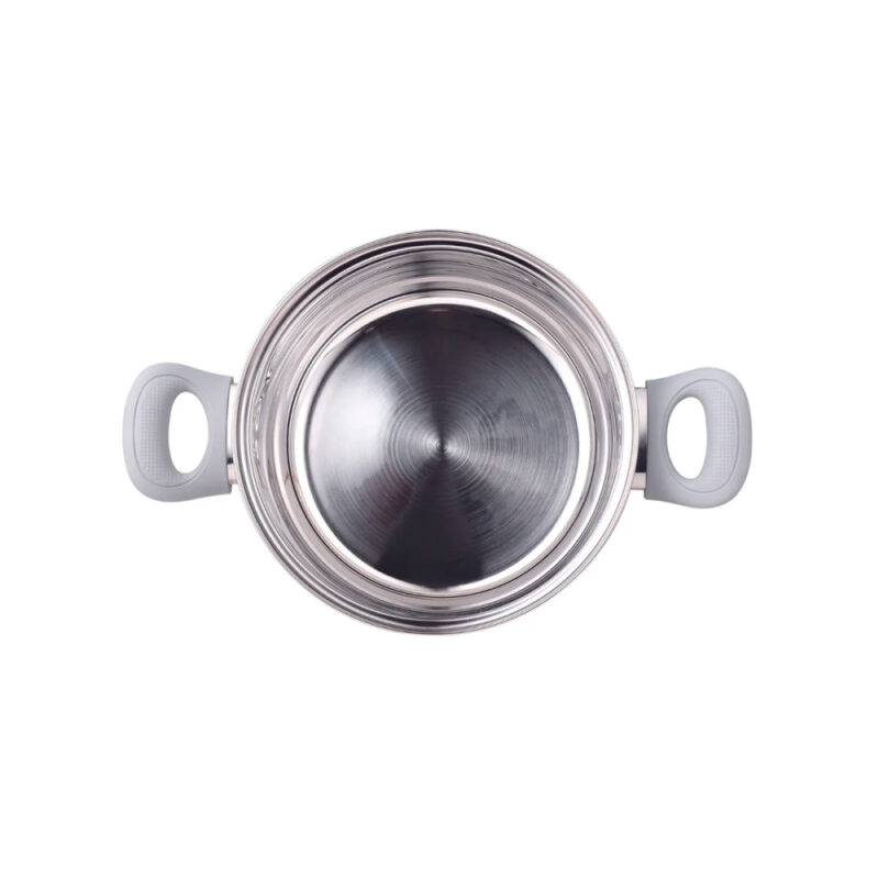 Set Bateria de cocina Bergmer acero inoxidable 5 piezas