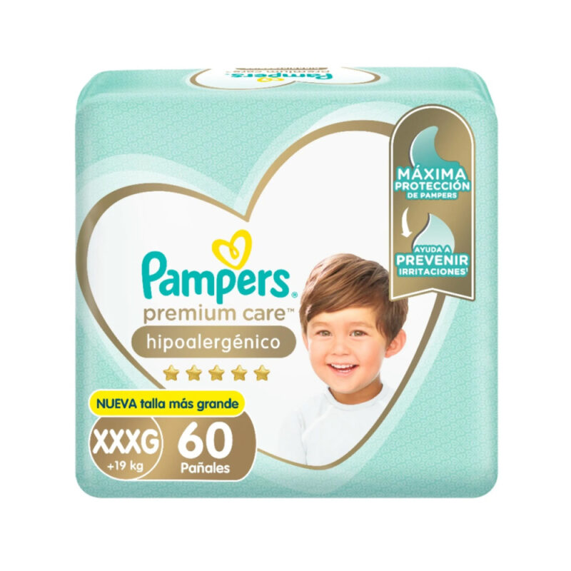 Pañal Pampers premium care XXXG x52ud