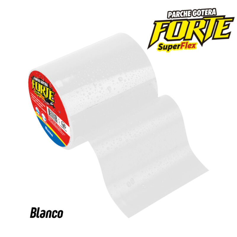 Cinta Adhesiva Tapagotera Forte blanco