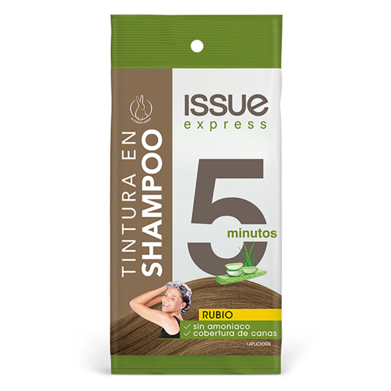Tintura en shampoo color Issue express 5 minutos x6ud