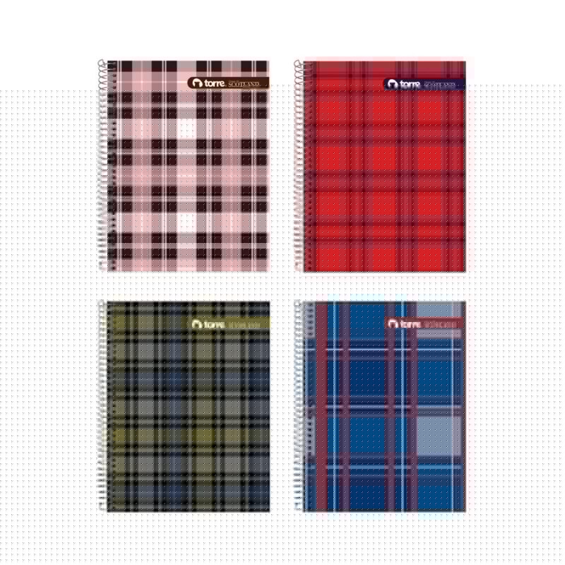 Cuaderno TORRE BOOK SCOTLAND x4 150H