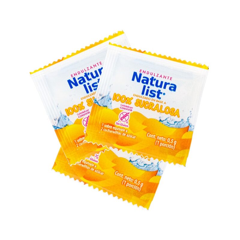 Endulzante sucralosa en polvo sachet bolsa 4x500ud
