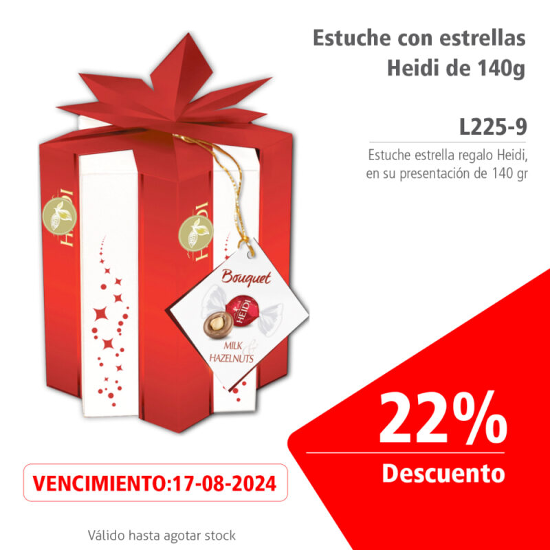 Estuche con estrellas Heidi de 140g