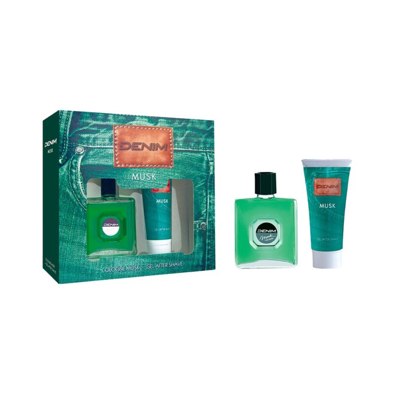 Estuche Denim musk colonia 75ml+ gel 75ml