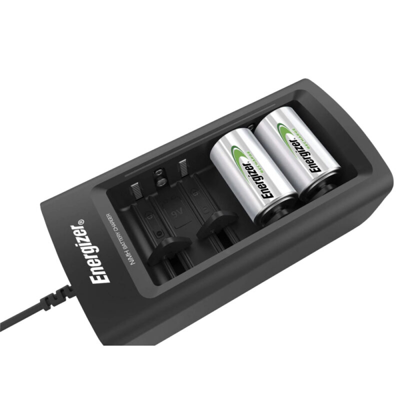 Cargador de pilas universal Energizer para AA/AAA/C/D/9v