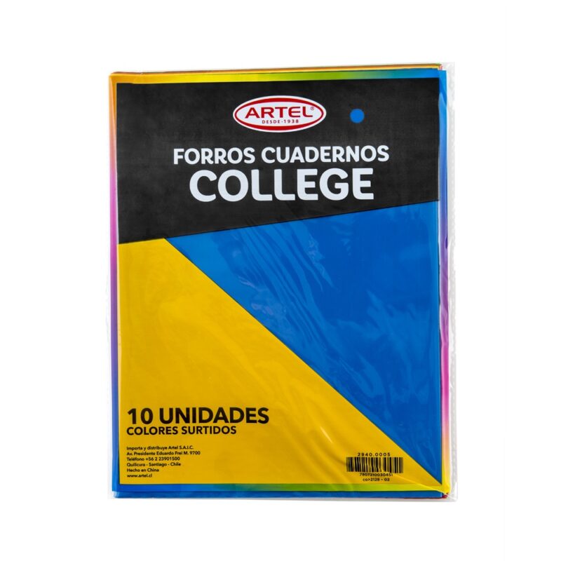 Forro Artel college colores