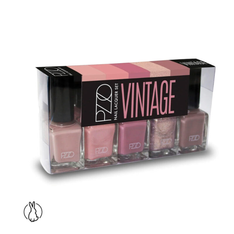 Set Petrizzio 5 esmaltes unas nail lacquer