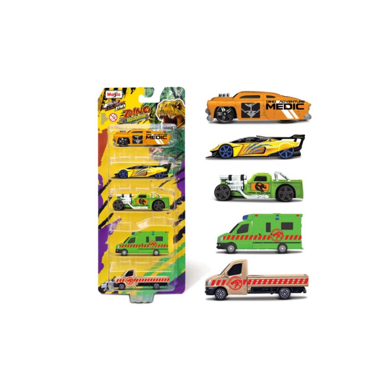 Fresh Metal 100 Dino Adventures 5 Pack