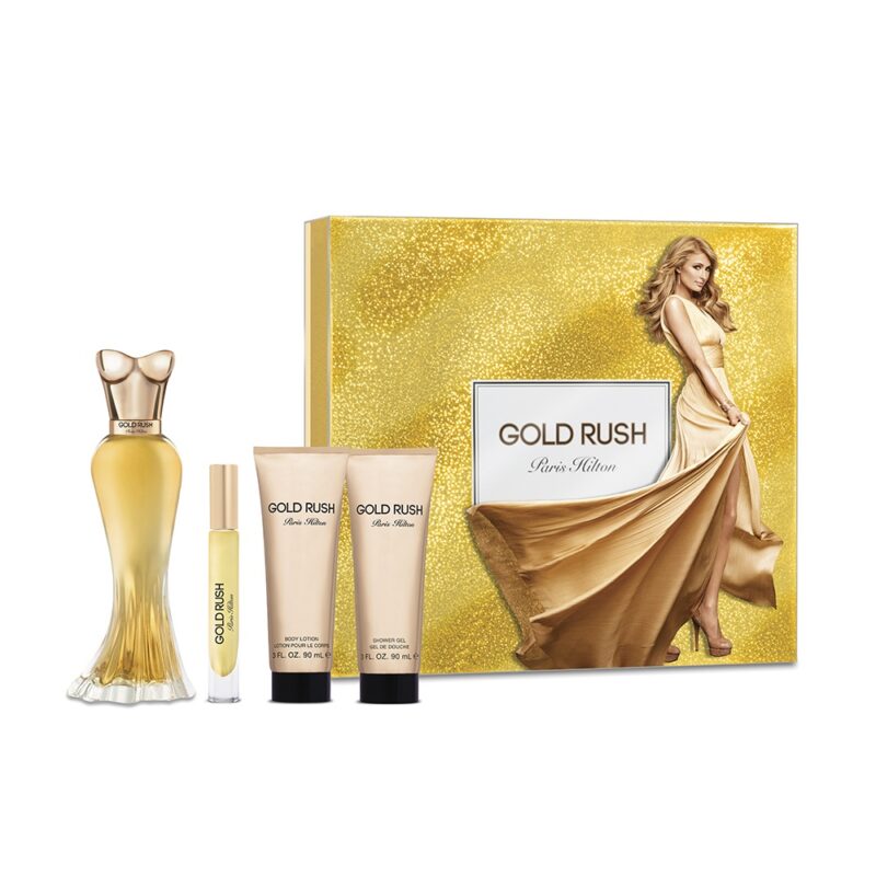 Estuche Paris Hilton Gold Rush 100ml + miniaturas