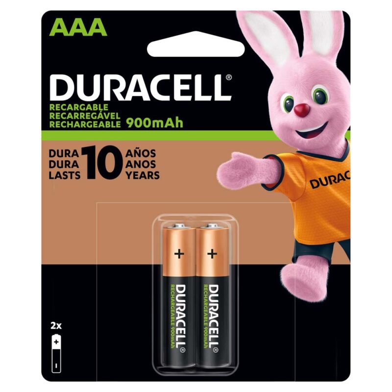 Pila recargable Duracell blíster AAAx2 850 mah