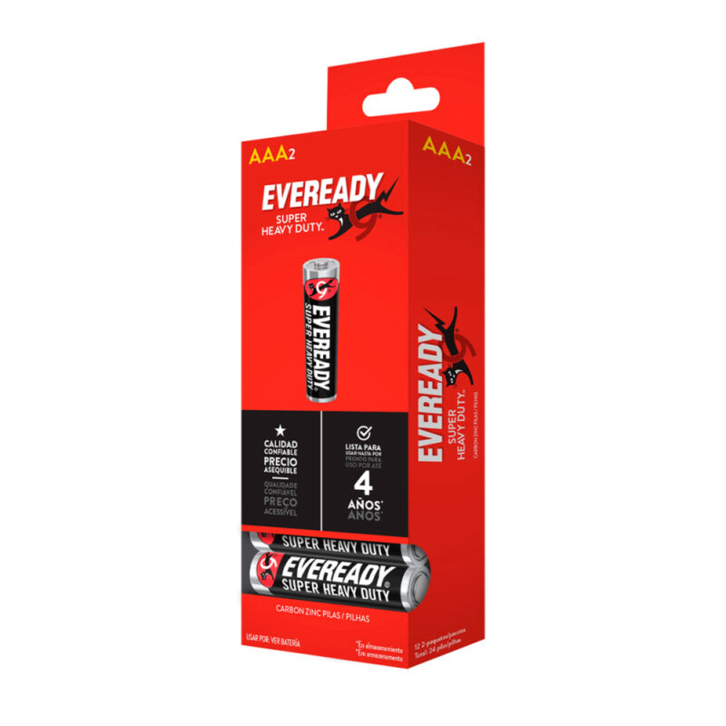 Pila convencional Eveready AAAx24 extra duración