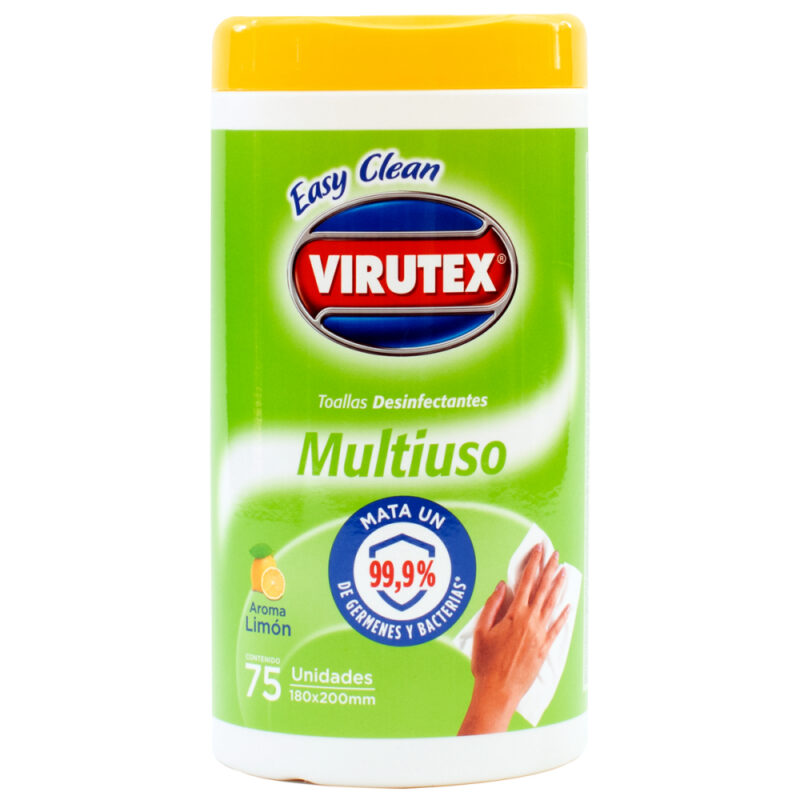 Toallitas desinfectantes Virutex multiuso x75ud