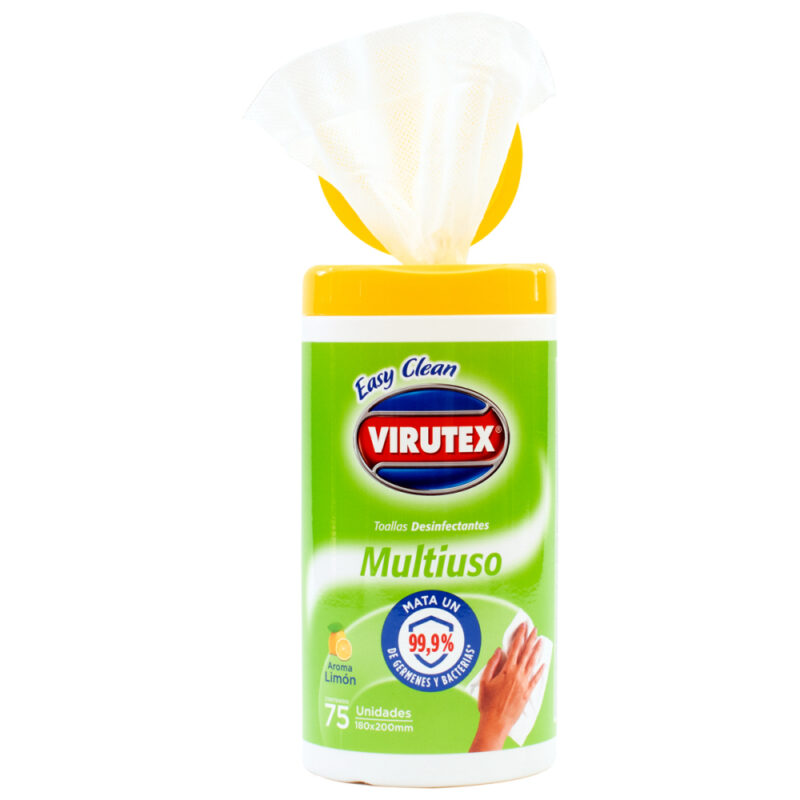 Toallitas desinfectantes Virutex multiuso x75ud